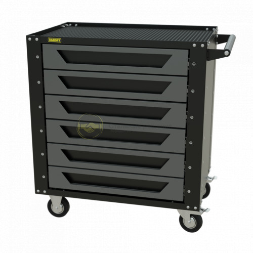 Тележка инструментальная Garopt серия Low-cost 6 ящиков серая