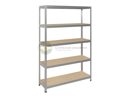 Стеллаж SBE 180KD 120х40 5 оцинкованный