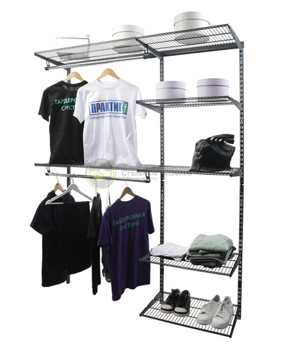 Гардеробная система Optima G150 графит 3