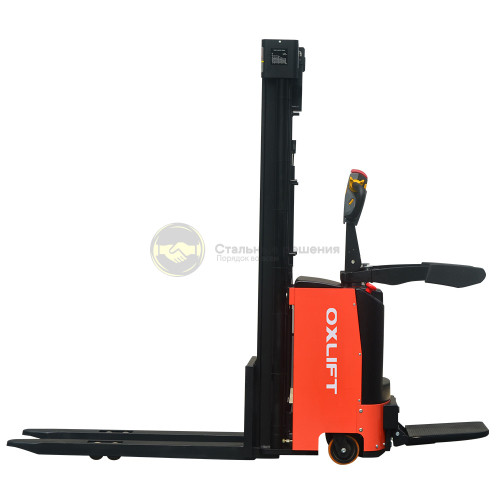 Самоходный штабелер OXLIFT BX20-4X 3600 мм 2000 кг с платформой для оператора с двумя гидроузлами 1